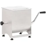 vidaXL Fleischmischer mit Getriebe Silbern Edelstahl