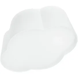 Licht-Erlebnisse Wolki 1 E27 Wolkenform Metall/Stoff weiß