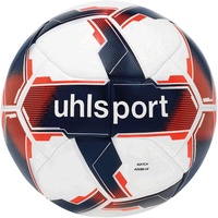 Uhlsport Match Addglue Bälle Weiß/Marine/Fluo Rot 5