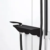 Kludi Balance Einhandmischer Wandmontage für 1 Verbraucher Mattschwarz/Chrom 527108775