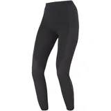 SHIMA BASECOOLER 2.0 - Thermoaktive Damenhose mit COOLMAX-Fasern. Funktionsunterwäsche, Kühlend, Atmungsaktiv mit Mesh-Einsätzen (Schwarz, XS/S)