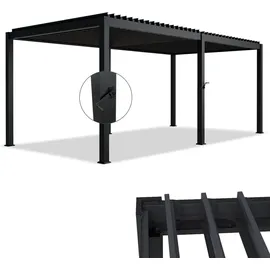 Juskys Lamellendach Tahiti 3 x 5,9 m