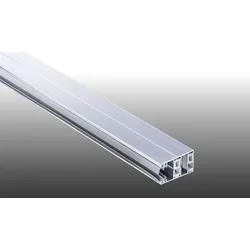 Aluprofil Thermosystem für 16 mm Stegplatten - 4000 mm Randprofil inkl. Lippendichtung – Klemmprofil für Holz- und Metallkonstruktionen