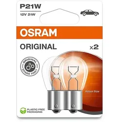 OSRAM ORIGINAL 7506-2BL P21W BA15s 12V 21W