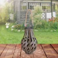 Bmf-versand Solarleuchte Garten Laterne 27cm Solarlampe Außen Leuchte Solar