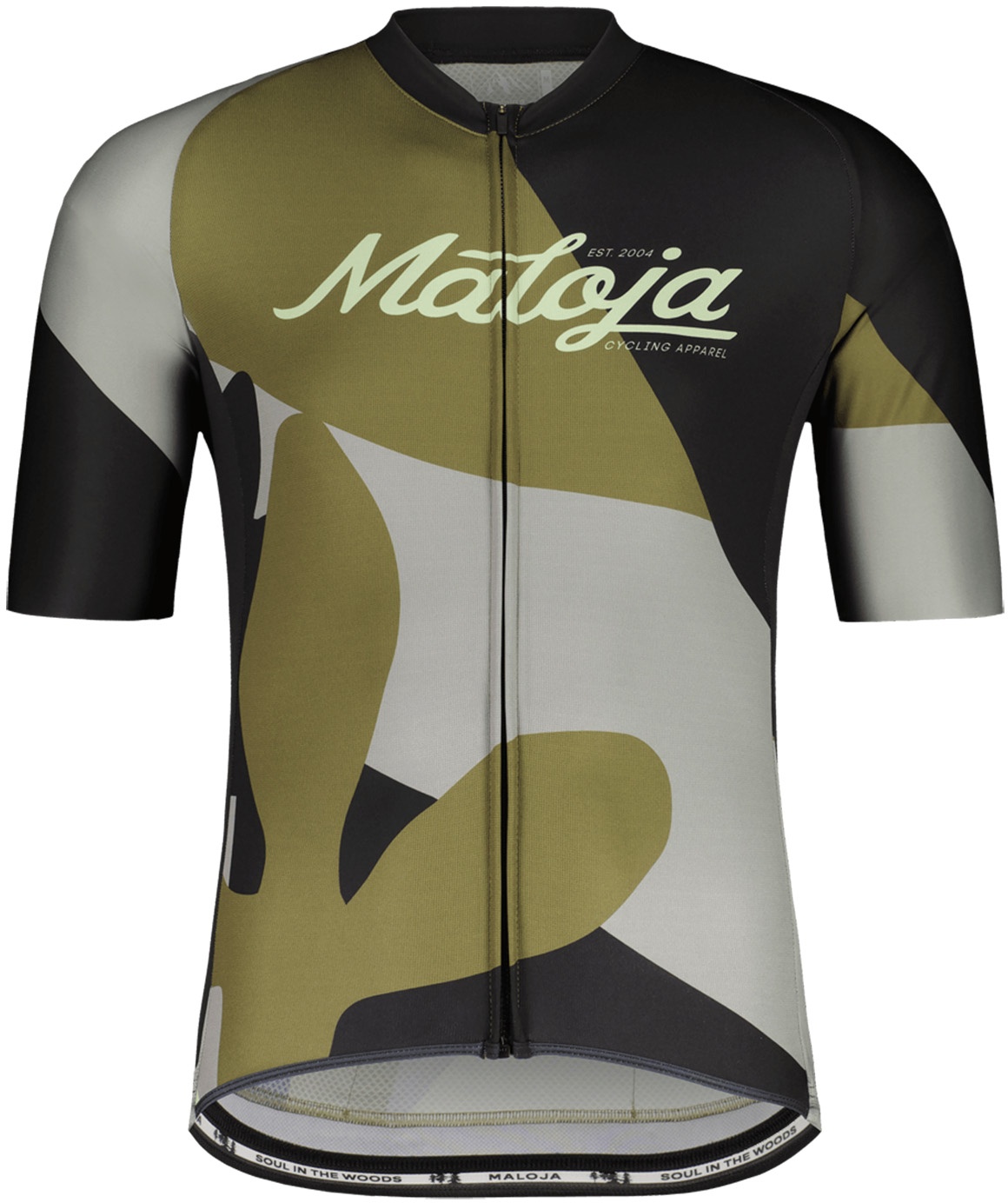 Maloja PaternkofelM. Herren Fahrradtrikot oliv- Gr. M