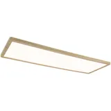 Paulmann Atria Shine Backlight LED Panel 580x200 3000K eckig 22W holzoptik 71031