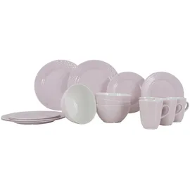 gimex Melamin Geschirr Set Vivid Royal Line Pastell Camping Essgeschirr Teller Rosa