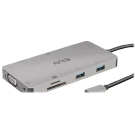 Club 3D 9-in-1 Hub, USB-C 3.0 [Stecker] (CSV-1594)
