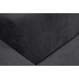 werk2 Sofa Zeus 3-Sitzer, B/T: 256/105 cm, Big-Sofa, modern & bequem, Curvy Trend 3-Sitzer mit urbaner Optik grau