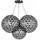 s.luce Atom 3-flg. 70 cm rund Schwarzchrom