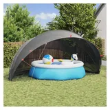 vidaXL Pool-Dome 592 x 590 x 275 cm Schwarz