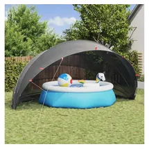 vidaXL Pool-Dome 592 x 590 x 275 cm Schwarz