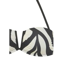 French Connection Bandeau-Bikini Damen Schwarz 38 Cup A/B