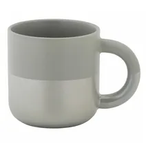 Maxwell & Williams DI0404 Horizon Becher aus Porzellan, Hellgrau, 350 ml