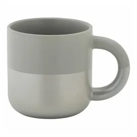Maxwell & Williams DI0404 Horizon Becher aus Porzellan, Hellgrau, 350 ml