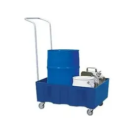 ASECOS Auffangwanne PE 330 x 725 x 525 mm verfahrbar ohne Gitterrost