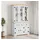 vidaXL Highboard 112 x 196 x 43 cm Weiß
