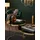 KADIMA DESIGN Satztisch Schwarz Gold Metall 50 x 42 cm