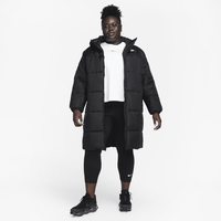 Nike Sportswear Classic Puffer lockerer Therma-FIT Parka mit Kapuze für Damen (große Größen) - Schwarz, 3X