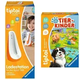 Ravensburger tiptoi Ladestation 00111 - lädt Akku und Audiodateien & tiptoi 00108 - Alle Meine Tierkinder