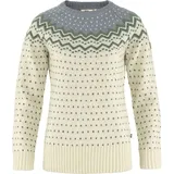 Fjallraven 89941-113 055 Övik Knit Sweater W Sweatshirt Damen Chalk White-Flint Grey Größe XXS