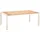 BEST Freizeitmöbel Paros Gartentisch 210 x 90 x 76 cm Sand