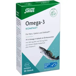 Omega-3 Kompakt aus reinem Alaska-Seelachsöl Salus