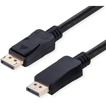 Value DisplayPort Kabel, 16K, 80Gbit/s, DP ST - ST, schwarz, 2 m