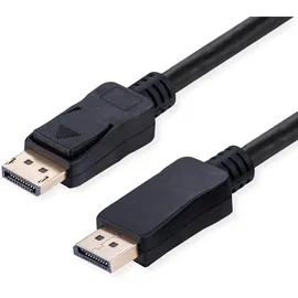 Value DisplayPort Kabel, 16K, 80Gbit/s, DP ST - ST, schwarz, 2 m