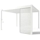 PergoLine Pergoline, Weiß, Metall, 123x255x6 cm, Sonnen- & Sichtschutz, Pavillons & Pergolas, Pergolas