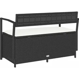 vidaXL Gartenbank 54 x 74 x 54 cm Schwarz