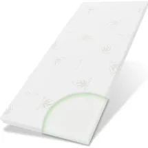 eloneo Topper Visko-Mineralschaum 80 x 190 cm weiß