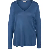 GOLDNER Strickpullover blau M