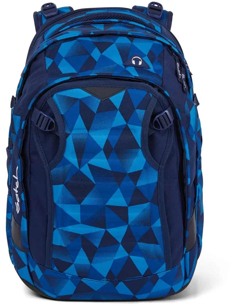 Satch Schulrucksack Match 30l blue crush III