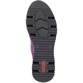 Rieker N6352 schwarz-lila 39