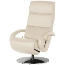 Hukla Relaxsessel Florian Leder 73 x 115 x 91 cm Creme