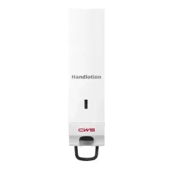 CWS Frontblende für CWS Handlotionspender X751006 , Farbe: weiß, mit Aufdruck "Lotion"