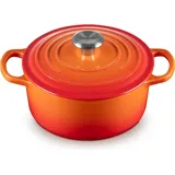 Le Creuset Signature Bräter 18 cm rund ofenrot