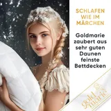 Goldmarie Winterbettdecke, Weiß, Textil, Füllung: Daunen, 155x220 cm, Schlaftextilien, Bettdecken, Winterdecken