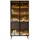 lookway Vitrine LINEA LOFT 82 x 39 x 195 cm Schwarz