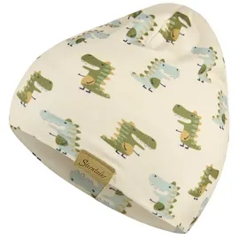 Sterntaler Beanie Dinos Weiß 49 cm