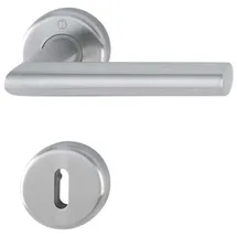 HOPPE Rosettengarnitur L-Form Edelstahl F69