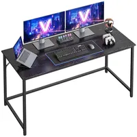 VASAGLE Schreibtisch 135 cm schwarz