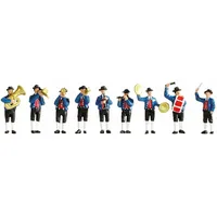 NOCH NOCH® Musikkapelle, Set mit 9 handkolorierten Figuren aus