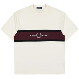 Fred Perry Embroidered Panel T-Shirt beige M