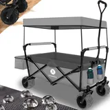 MIWEBA Bollerwagen MB-10 grau Transporttasche