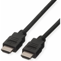 Roline HDMI High Speed Kabel mit Ethernet, LSOH, Schwarz