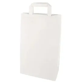 Papstar Tragetaschen, Papier 28 cm x 22 cm x 10 cm braun mit Tragegriff