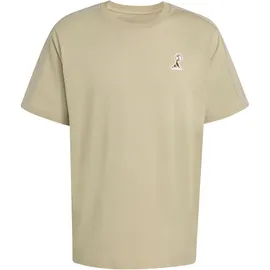 adidas LUX Coffee Cafe Pour Graphic T-Shirt Braun S
